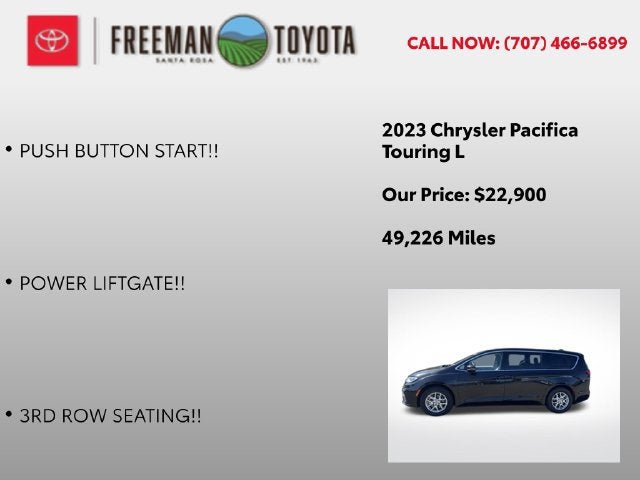 2023 Chrysler Pacifica Touring L FWD