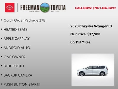 2023 Chrysler Voyager LX FWD