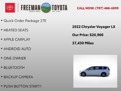2022 Chrysler Voyager LX FWD