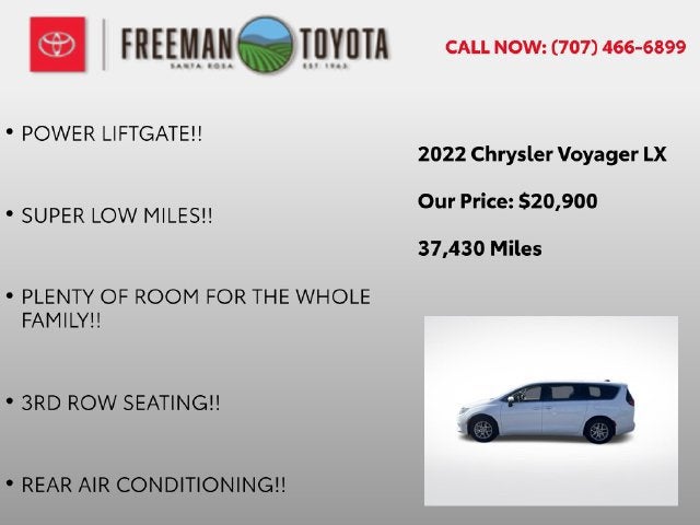 2022 Chrysler Voyager LX FWD