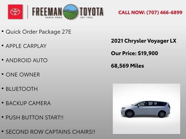 2021 Chrysler Voyager LX FWD