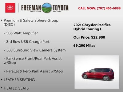 2021 Chrysler Pacifica Hybrid Touring L FWD