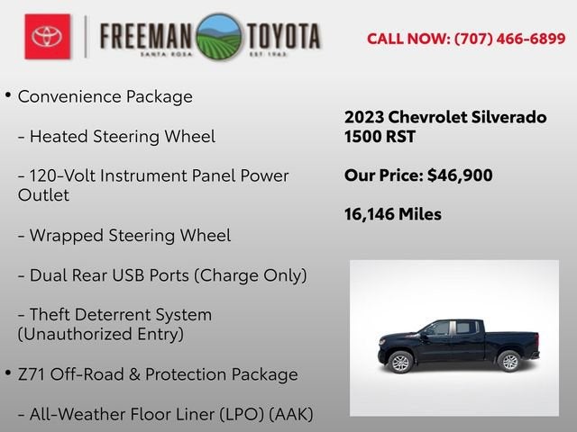 2023 Chevrolet Silverado 1500 4WD Crew Cab 147 RST