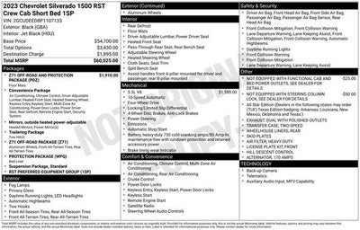 2023 Chevrolet Silverado 1500 4WD Crew Cab 147 RST