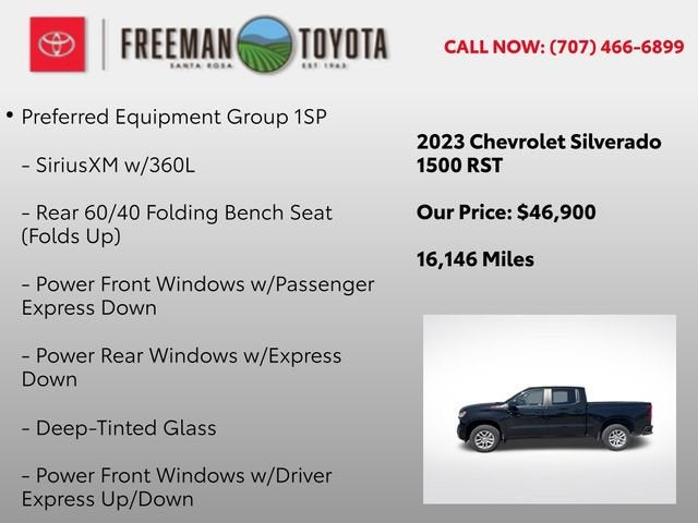 2023 Chevrolet Silverado 1500 4WD Crew Cab 147 RST