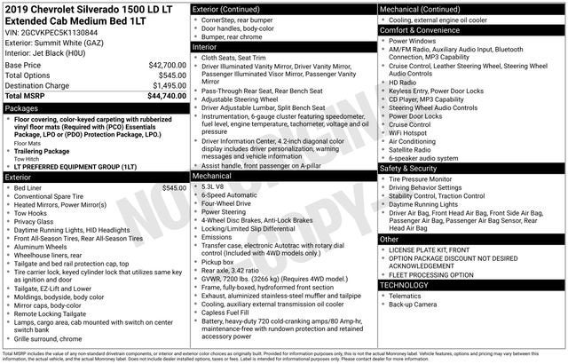 2019 Chevrolet Silverado 1500 LD 4WD Double Cab LT w/1LT