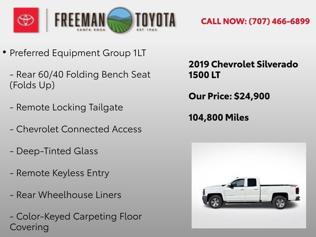 2019 Chevrolet Silverado 1500 LD 4WD Double Cab LT w/1LT