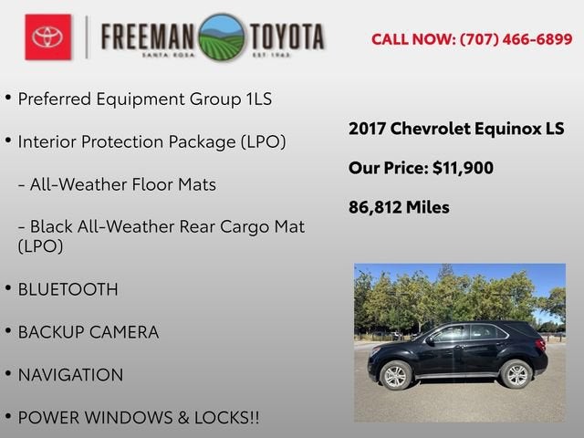 2017 Chevrolet Equinox FWD 4dr LS