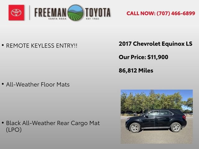 2017 Chevrolet Equinox FWD 4dr LS