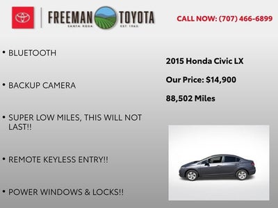 2015 Honda Civic Sedan 4dr CVT LX