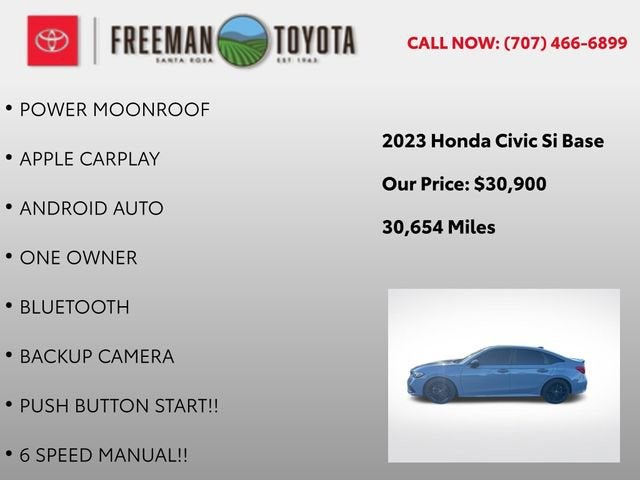 2023 Honda Civic Si Manual