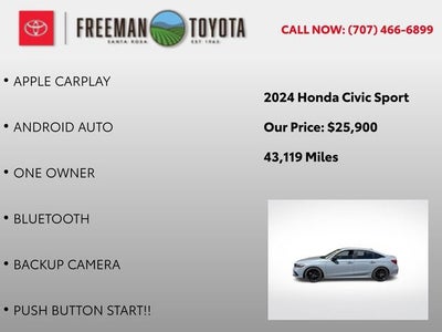 2024 Honda Civic Sedan Sport CVT