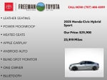 2025 Honda Civic Sedan Hybrid Sport CVT