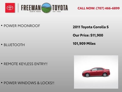 2011 Toyota Corolla 4dr Sdn Auto S