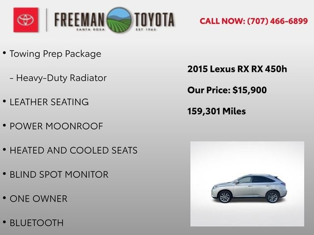 2015 Lexus RX 450h AWD 4dr