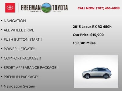 2015 Lexus RX 450h AWD 4dr