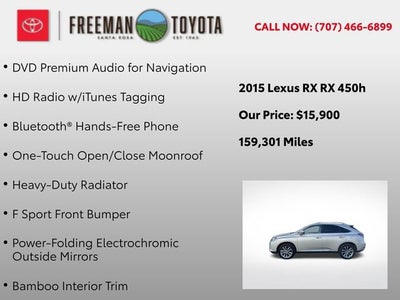 2015 Lexus RX 450h AWD 4dr