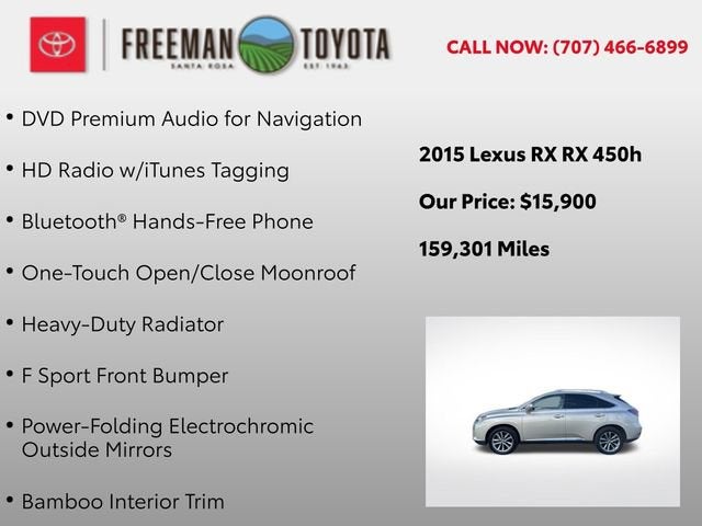 2015 Lexus RX 450h AWD 4dr