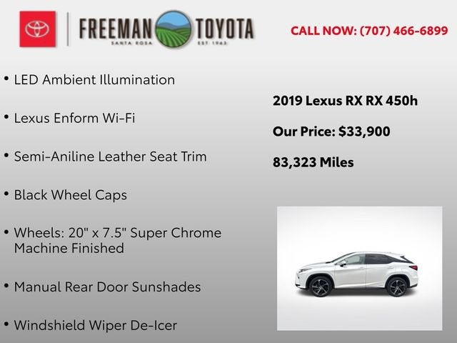 2019 Lexus RX RX 450h AWD