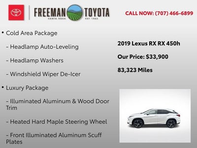 2019 Lexus RX RX 450h AWD