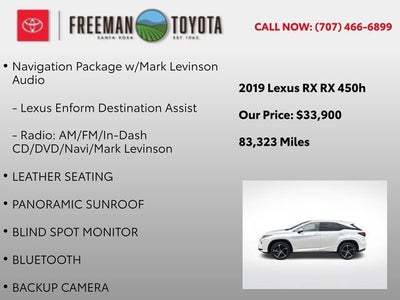 2019 Lexus RX RX 450h AWD