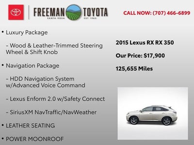 2015 Lexus RX 350 AWD 4dr F Sport