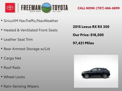 2015 Lexus RX 350 FWD 4dr