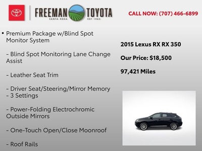 2015 Lexus RX 350 FWD 4dr