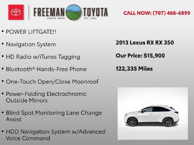 2013 Lexus RX 350 FWD 4dr