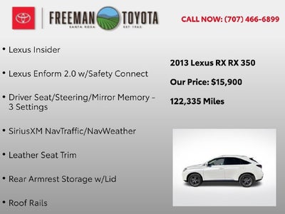2013 Lexus RX 350 FWD 4dr