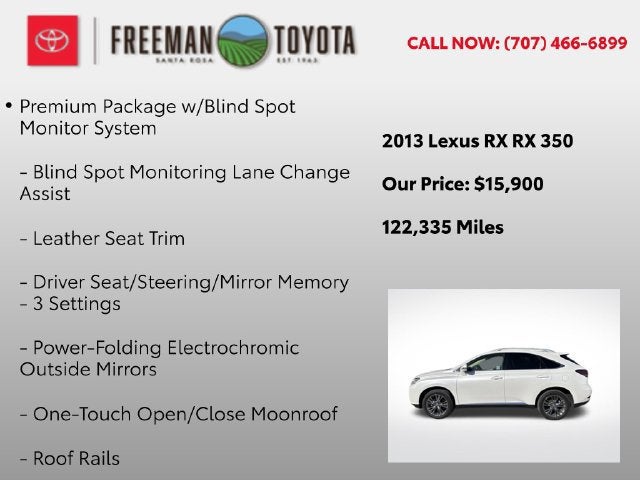 2013 Lexus RX 350 FWD 4dr