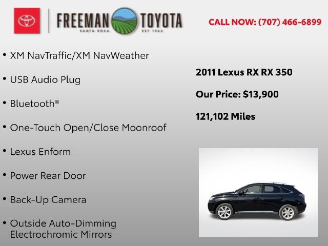 2011 Lexus RX 350 FWD 4dr