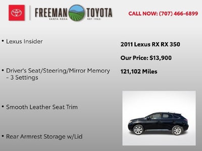 2011 Lexus RX 350 FWD 4dr
