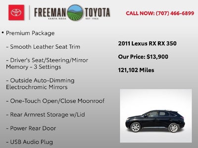 2011 Lexus RX 350 FWD 4dr