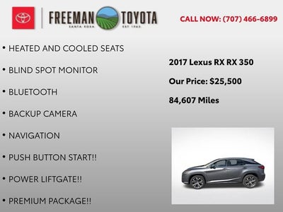 2017 Lexus RX RX 350 FWD