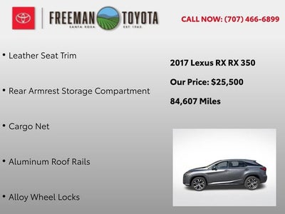 2017 Lexus RX RX 350 FWD