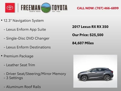 2017 Lexus RX RX 350 FWD