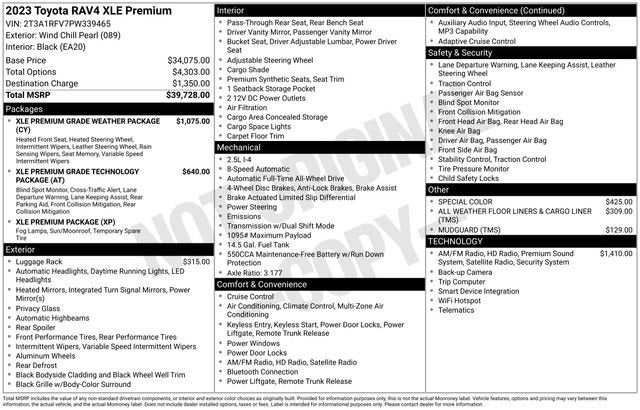 2023 Toyota RAV4 XLE Premium AWD