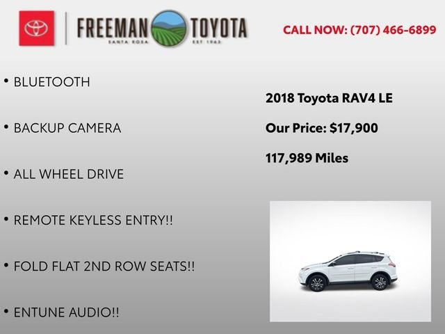 2018 Toyota RAV4 LE AWD