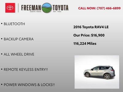 2016 Toyota RAV4 AWD 4dr LE