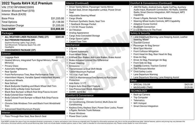 2022 Toyota RAV4 XLE Premium FWD