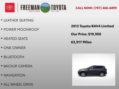 2013 Toyota RAV4 AWD 4dr Limited