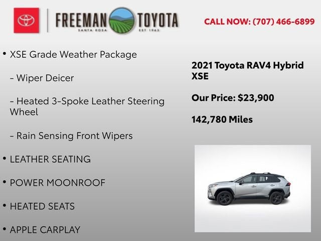 2021 Toyota RAV4 Hybrid XSE AWD