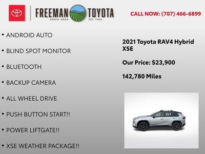 2021 Toyota RAV4 Hybrid XSE AWD