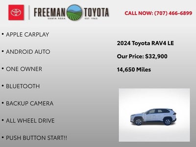 2024 Toyota RAV4 LE AWD