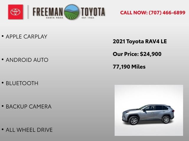 2021 Toyota RAV4 LE AWD