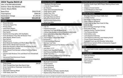 2024 Toyota RAV4 LE AWD