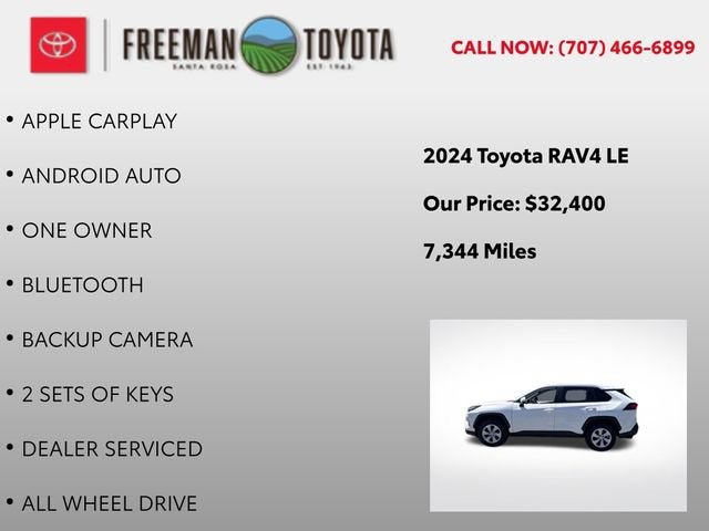 2024 Toyota RAV4 LE AWD