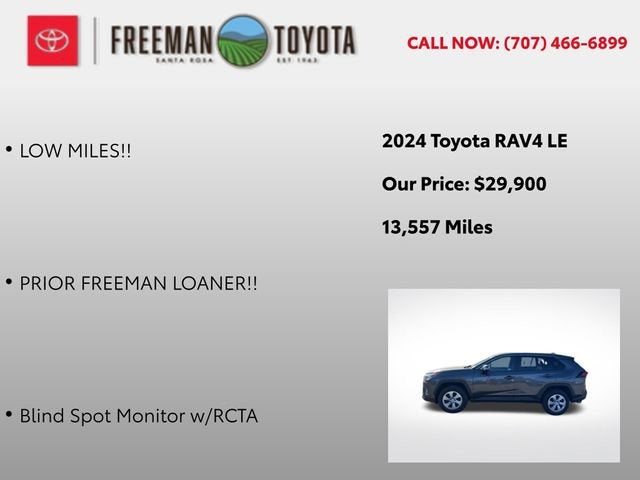 2024 Toyota RAV4 LE AWD