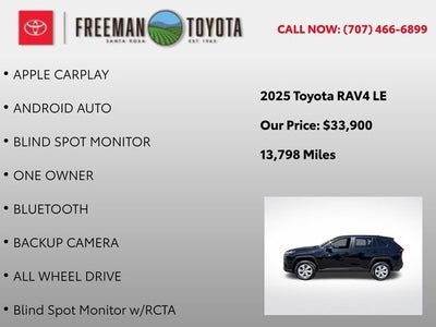 2025 Toyota RAV4 LE AWD